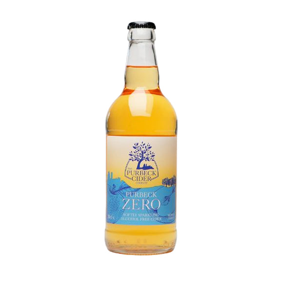 The Purbeck Cider Company – Purbeck Zero Cider 0.5% ABV 500ml Glass Bottles