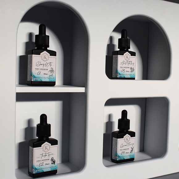 Karmaceuticals – The Whole Package – Tonic Hedonism 4 x 30ml Dropper Bottles