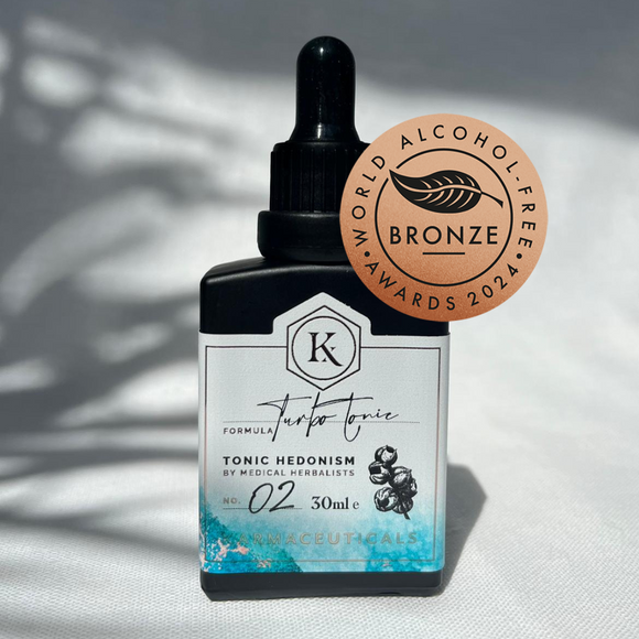 Karmaceuticals – Turbo Tonic – Tonic Hedonism 30ml Dropper Bottle