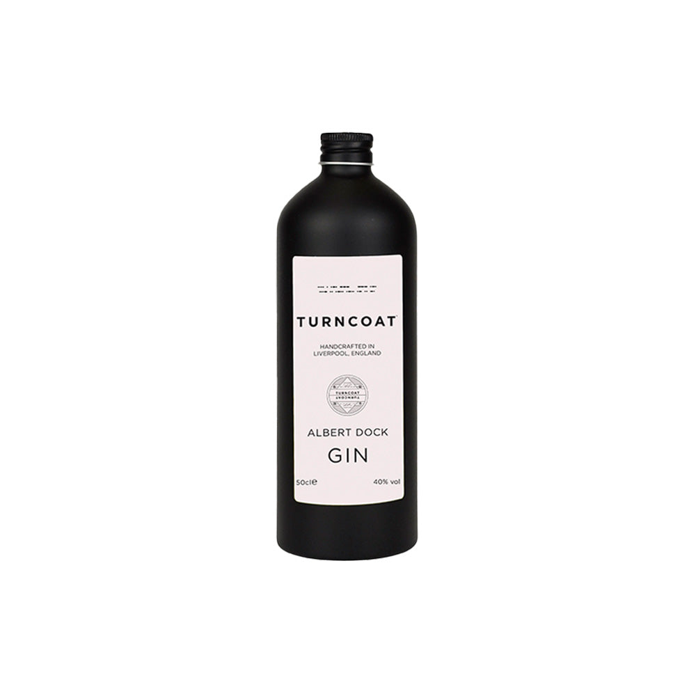 Turncoat Distillery Albert Dock Gin 50cl in Reusable Aluminium Bottle - 40% ABV | Made in Liverpool | Handcrafted Spirits From Us To You