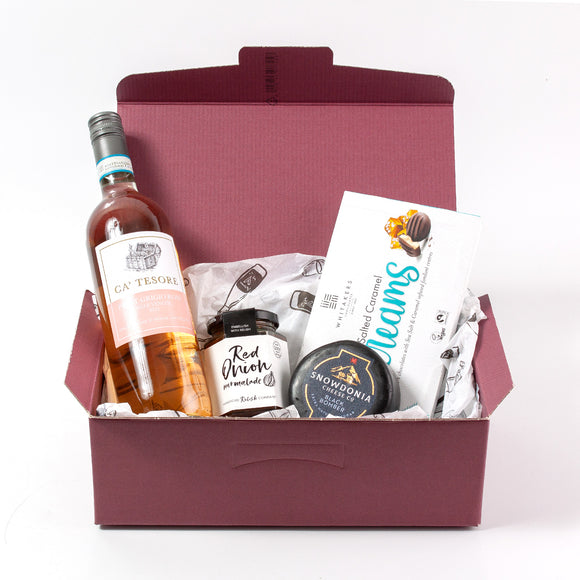 Small Wine, Cheese & Chocolate Hamper
