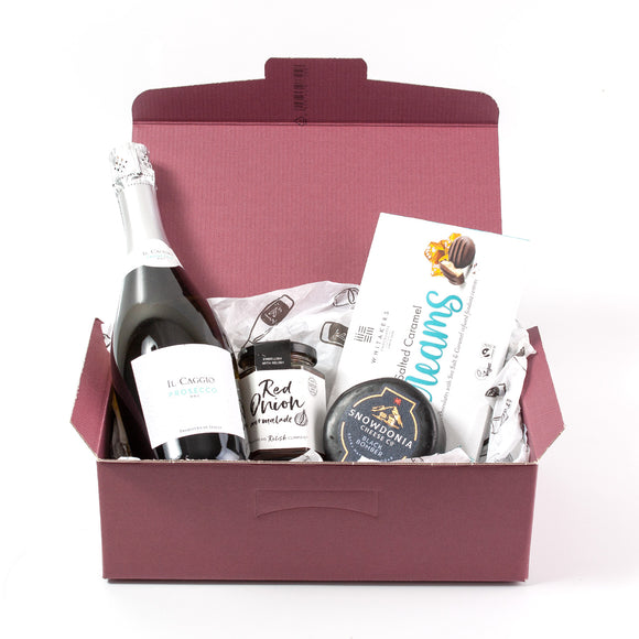 Small Wine, Cheese & Chocolate Hamper