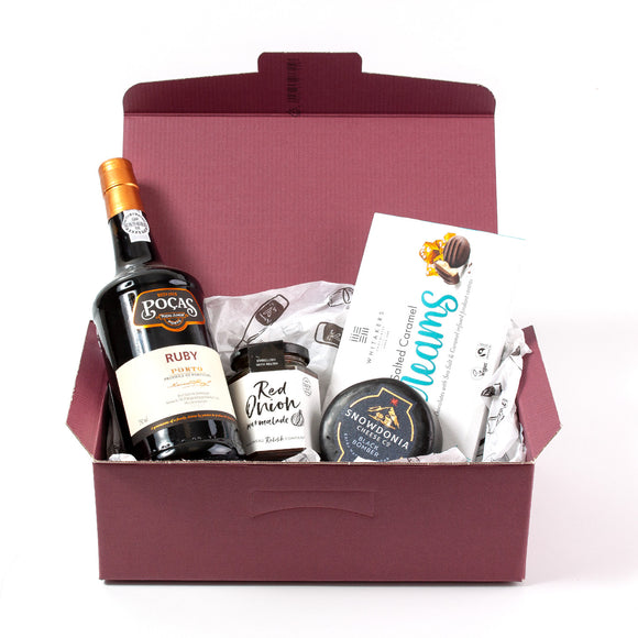 Small Wine, Cheese & Chocolate Hamper
