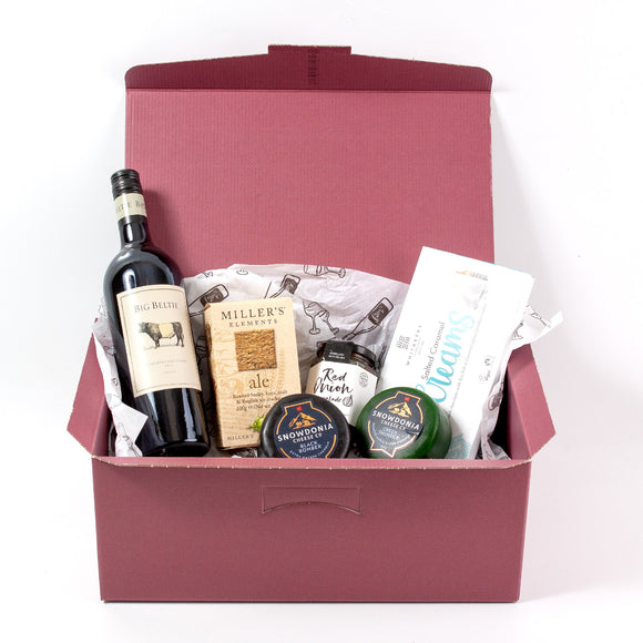 Medium Wine, Cheese & Chocolate Hamper