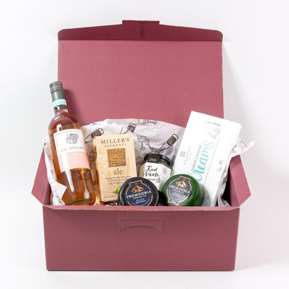 Medium Wine, Cheese & Chocolate Hamper