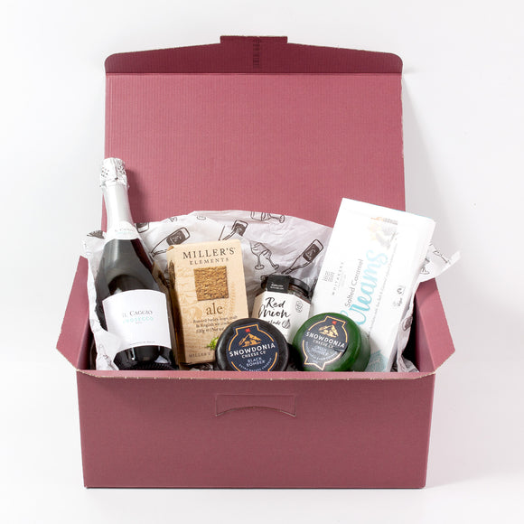 Medium Wine, Cheese & Chocolate Hamper