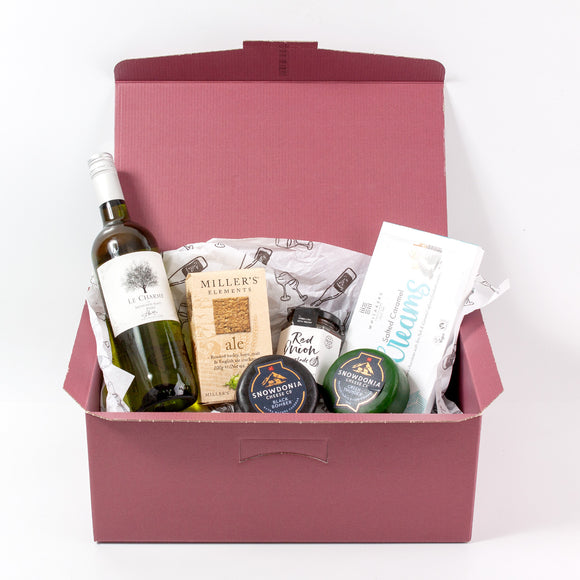 Medium Wine, Cheese & Chocolate Hamper