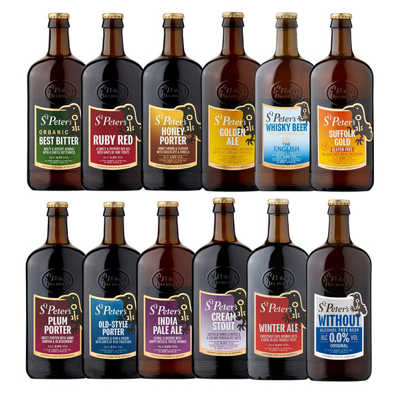 St. Peters Brewery – Ultimate Selection Case - 12 x 500ml Bottles