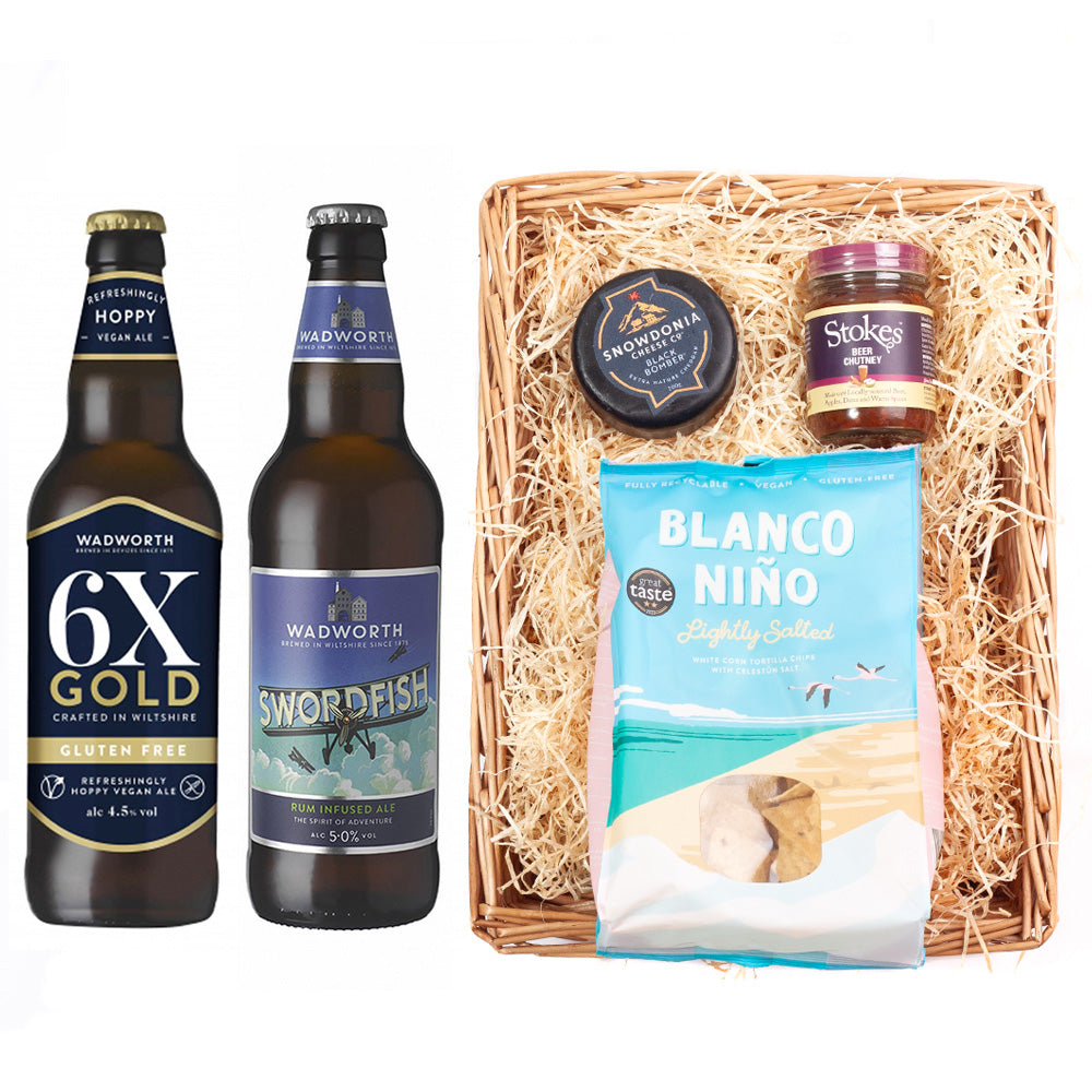 Wadworth Brewery Premium Beer Wicker Tray