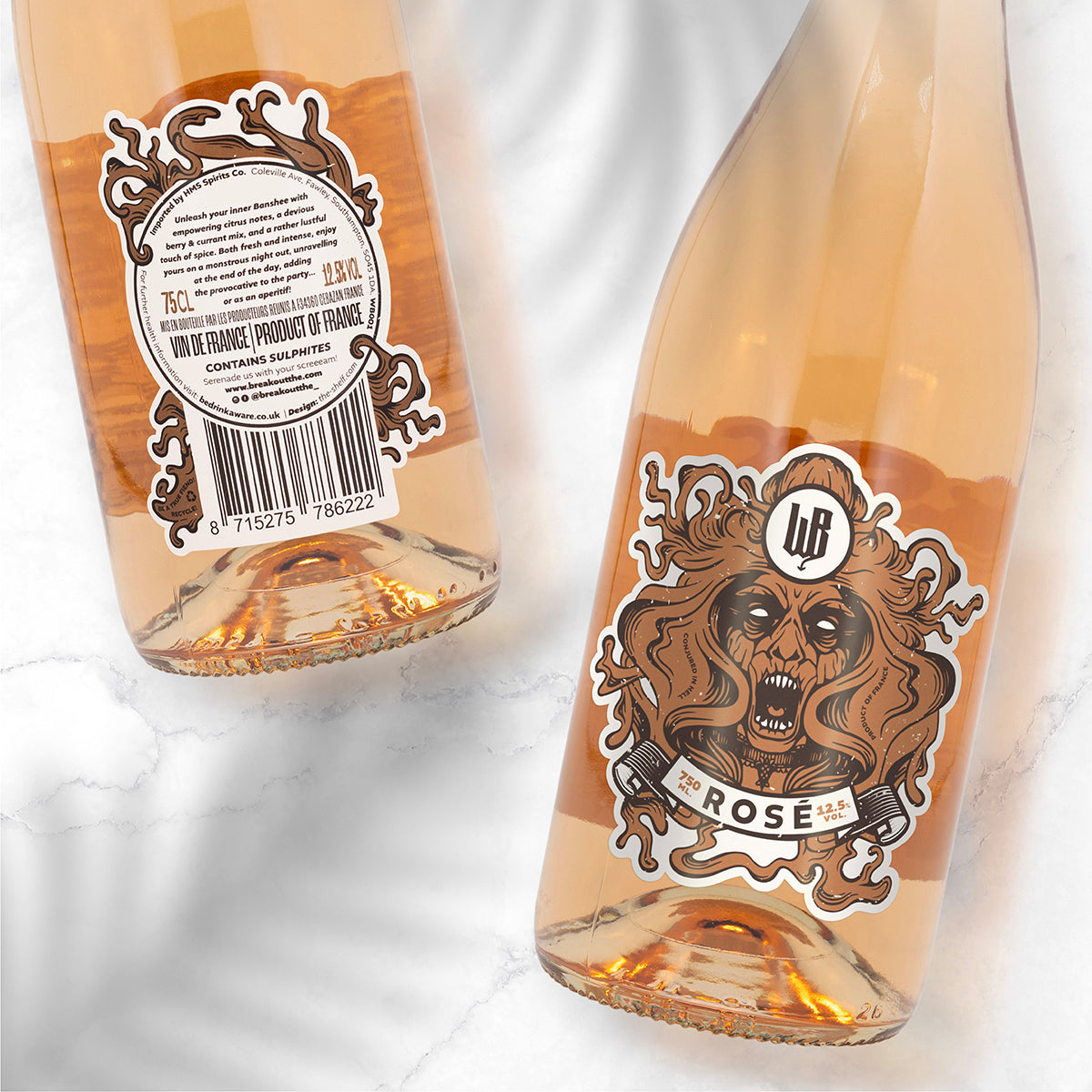 Wailing Banshee Languedoc Rosé 75cl