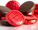 Whitakers Chocolates Dark Chocolate Creams - Red Foiled Fondant Cremes Plastic Tub (Strawberry, 1kg)-2