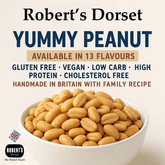 Yummy Peanut Bombay Mix Peanuts 1Kg / 1.5L Glass Jar – Handmade in Britain