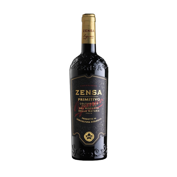 Zensa Organic Primitivo 14% ABV 75cl