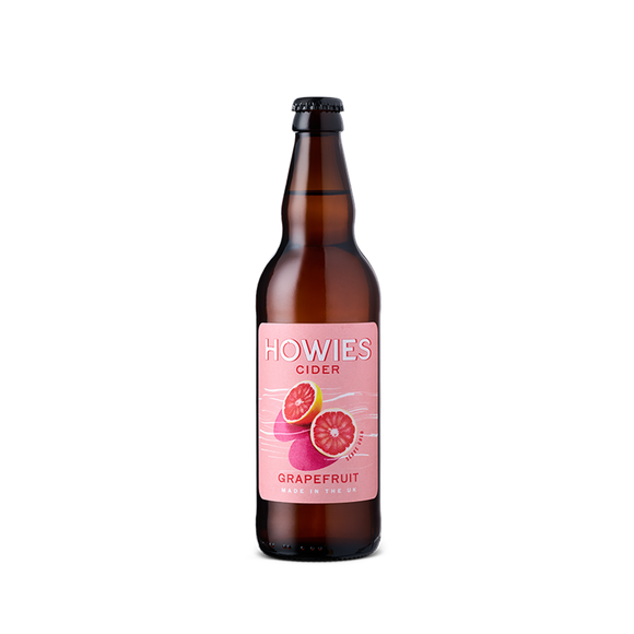 Howies Fruit Cider – Grapefruit Flavour 500ml Glass Bottles