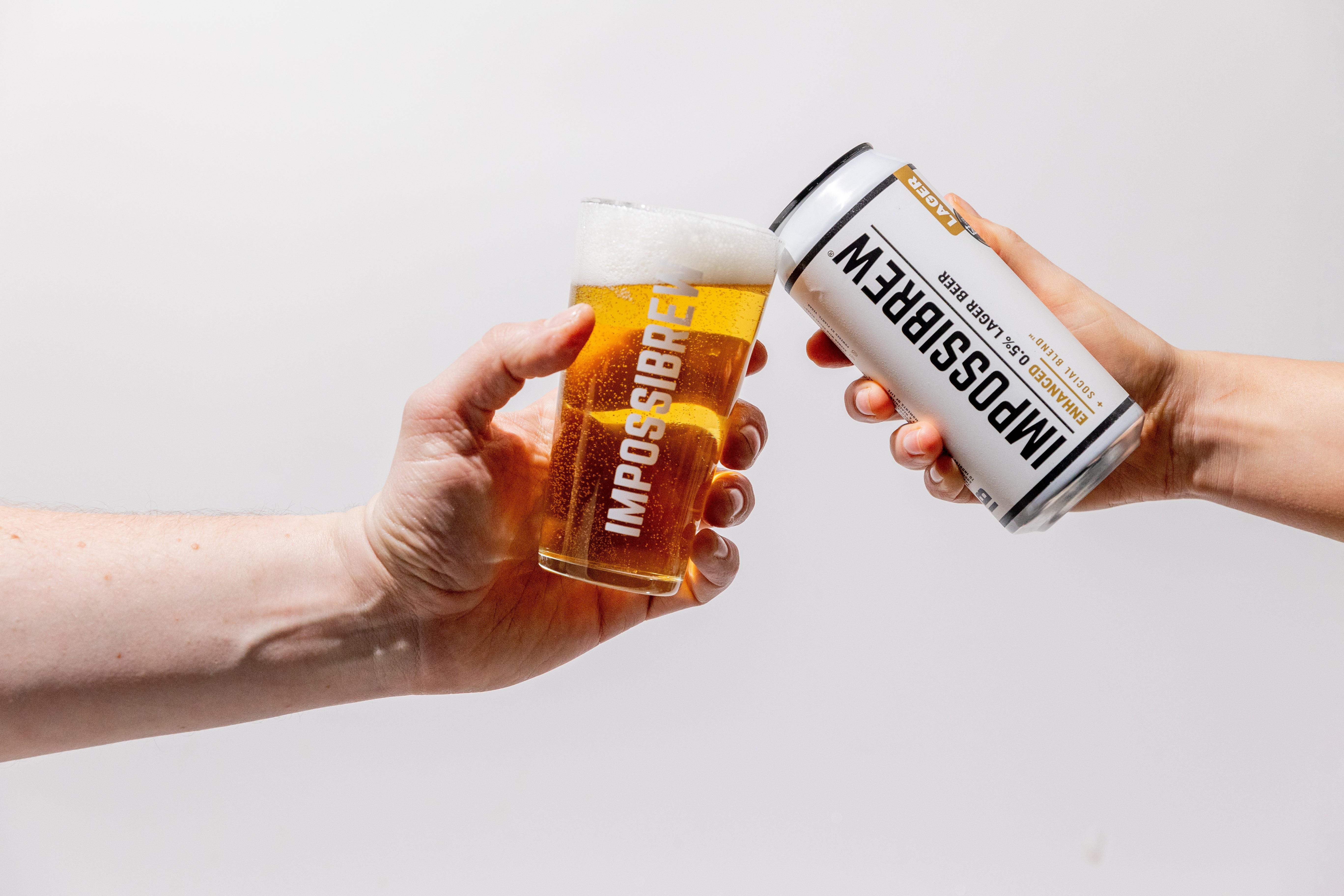 Impossibrew Enhanced Lager 0.5% 440ml Cans