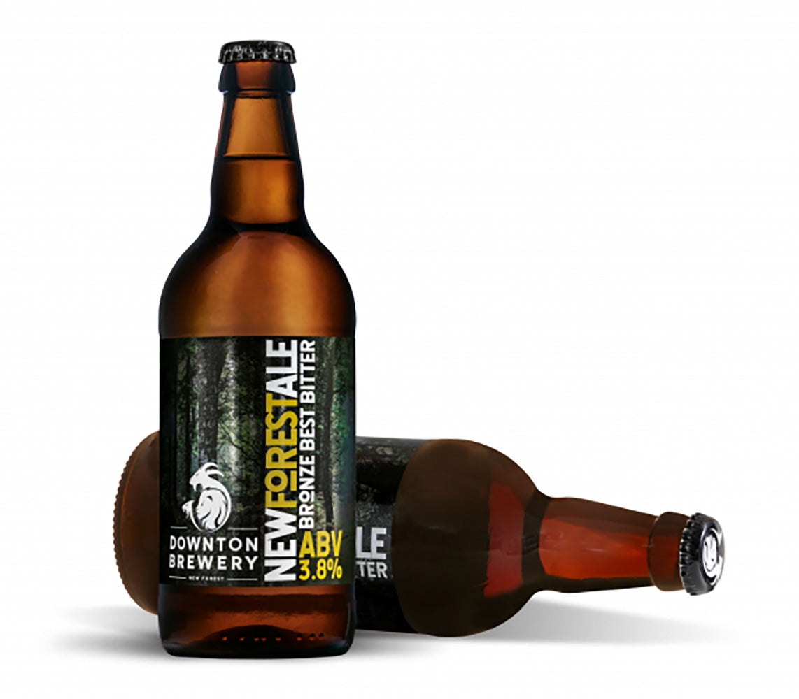 Downton Brewery – New Forest Ale 3.8% Bronze Best Bitter 500ml Glass Bottle