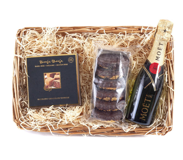 Champagne Hamper with Moet & Chandon Champagne (Gluten Free) Twelve