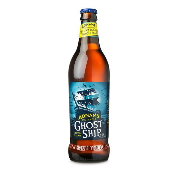 Adnams Ghost Ship Citrus Pale Ale 4.5% 500ml Glass Bottles