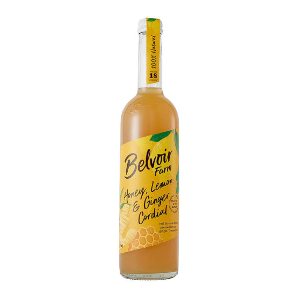 Belvoir – Honey, Lemon & Ginger Cordial (500ml) Glass Bottle