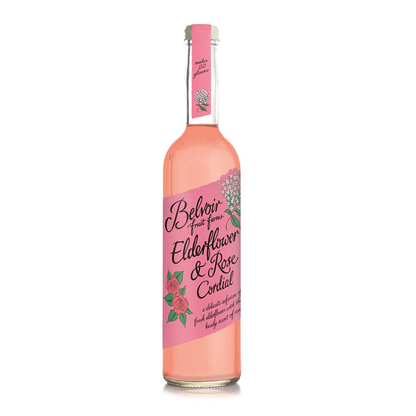 Belvoir Elderflower & Rose Cordial (500ml) Glass Bottle