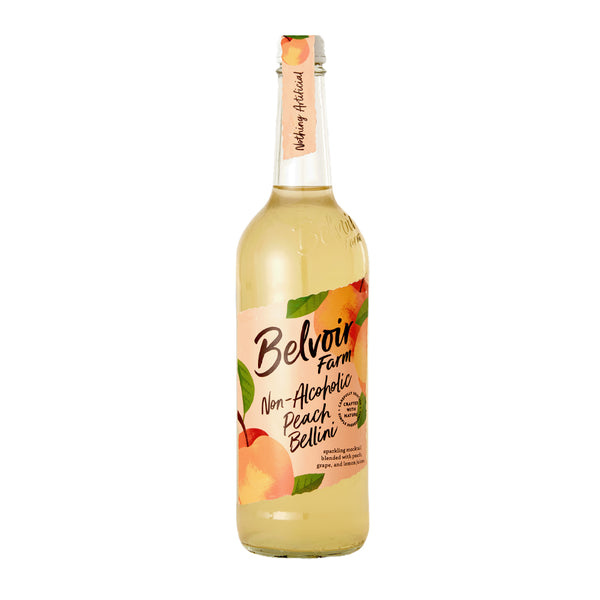 Belvoir – Non-Alcoholic Peach Bellini (750ml) Glass Bottle