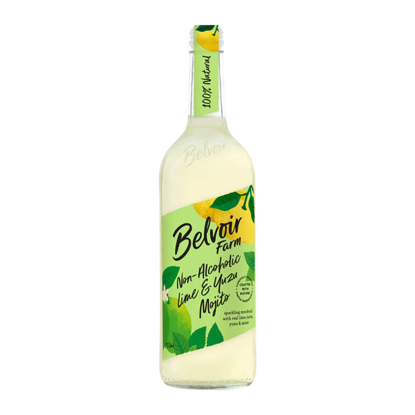 Belvoir – Non Alcoholic Lime & Yuzu Mojito (750ml) Glass Bottle