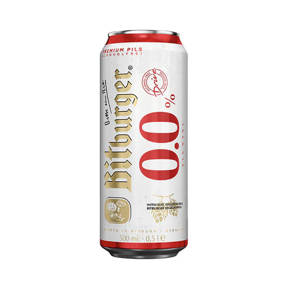 Bitburger Premium Pils Drive Alkoholfrei 0.0% - 500ml Cans
