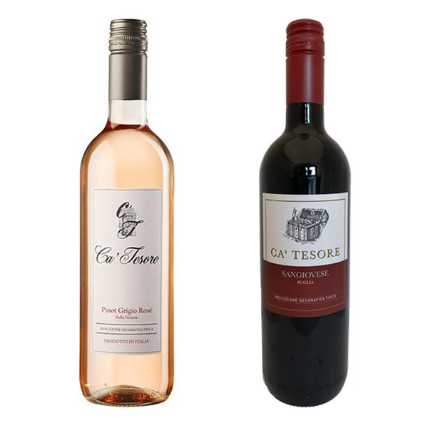 Ca’ Tesore Pair – Pinot Grigio Rosé & Sangiovese