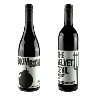Charles Smith Washington State Pair – Boom Boom Syrah & Velvet Devil Merlot