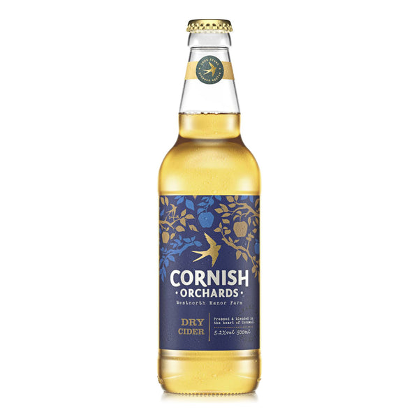 Cornish Orchards Dry Cider 50cl Glass Bottle
