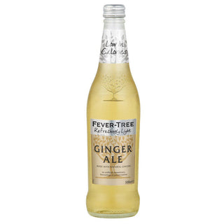Fever Tree Refreshingly Light Ginger Ale (500ml) Glass Bottle