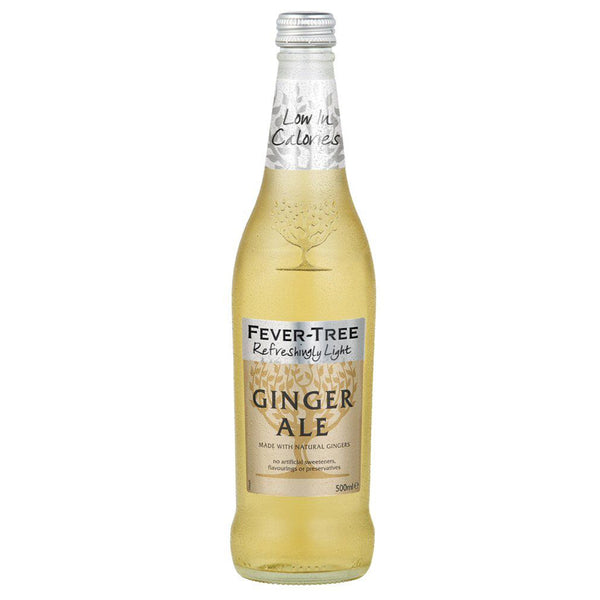 Fever Tree Refreshingly Light Ginger Ale (500ml) Glass Bottle