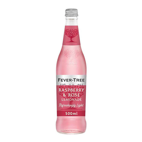 Fever Tree Refreshingly Light Raspberry & Rose Lemonade (500ml) Glass Bottle