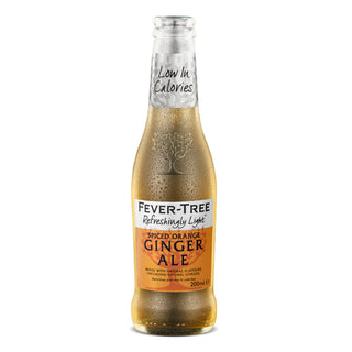 Fever Tree Light Spiced Orange Ginger Ale (200ml) Glass Bottle