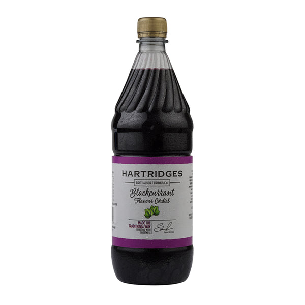 Hartridges Blackcurrant Flavour Cordial (1 Litre) Plastic Bottle