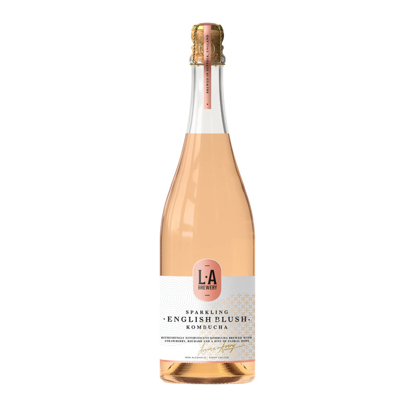 LA Brewery – Sparkling English Blush 750ml – with Kombucha – Alcohol Free