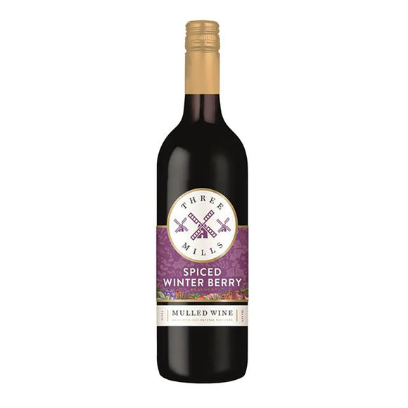 Three Mills – Spiced Winter Berry Mulled Wine (750ml) 5.5% ABV