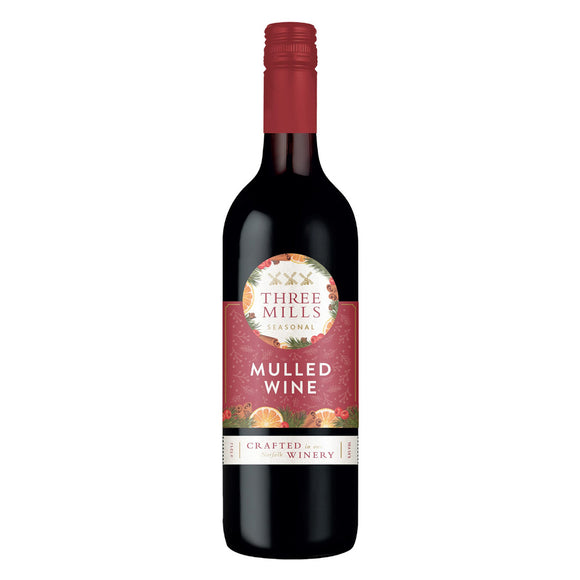 Three Mills – Traditional Mulled Wine (750ml) 5.5% ABV